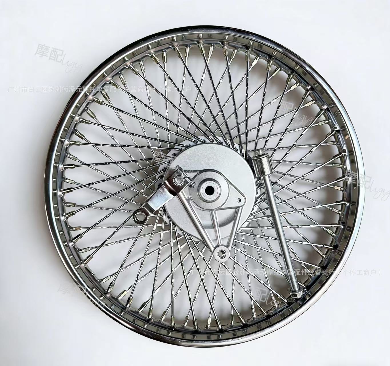 Suitable for Motorcycle Jialing 70Jh Jialing 70 Motorcycle Front and Rear Wheel Rims with Reinforced 72 Steel Wire Front and Rear Wheel Rim Assembly
