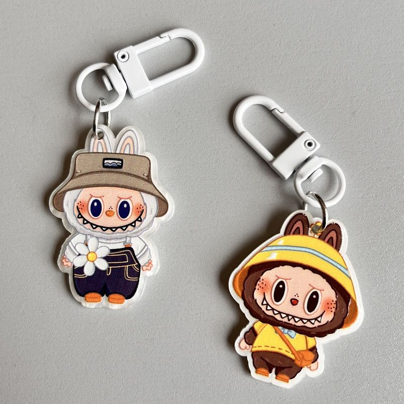 アクリルラブ布ペンダントインガールハートハイエンドかわいいカップルペンダント多用途|undefined
