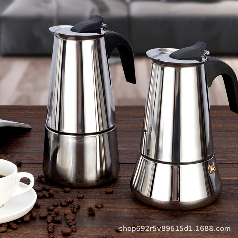 Amazon Hot Selling Stainless Steel Coffee Pot Italian Mocha Coffee Pot European Portable Electric Coffee Pot Amazon Hot Selling Stainless Steel Coffee Pot Italian Mocha Coffee Pot European Portable Electric Coffee Pot