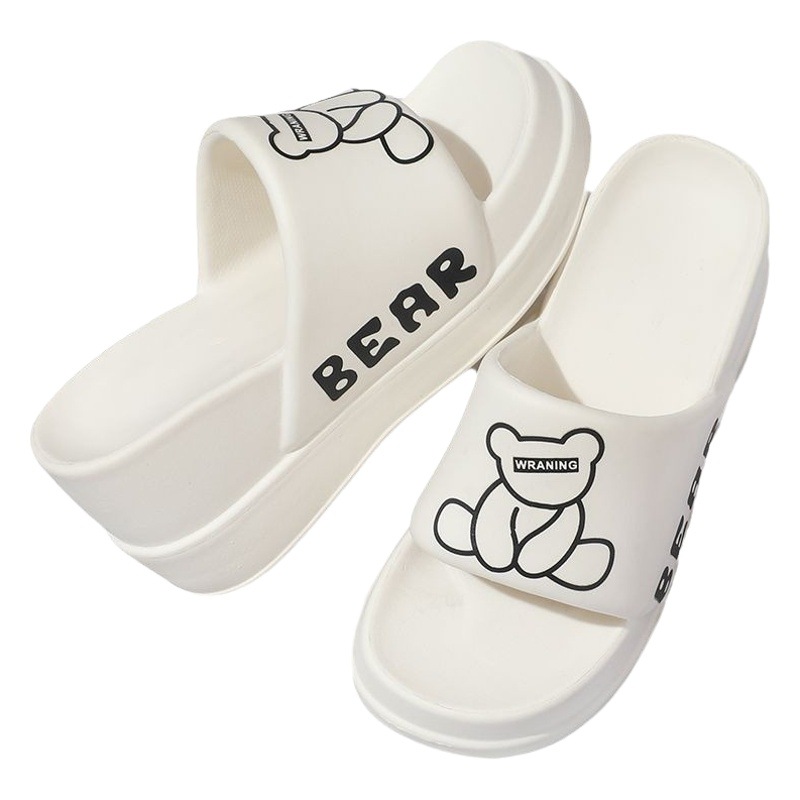 Sandalias de fondo súper gruesas para mujeres 2023 Nueva celebridad de Internet moda de alto sentido verano al aire libre zapatillas antideslizantes para mujeres de tacón alto