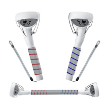 跨境Meta Oculus quest2手柄棍游戏延长杆游戏节奏光剑手柄VR配件