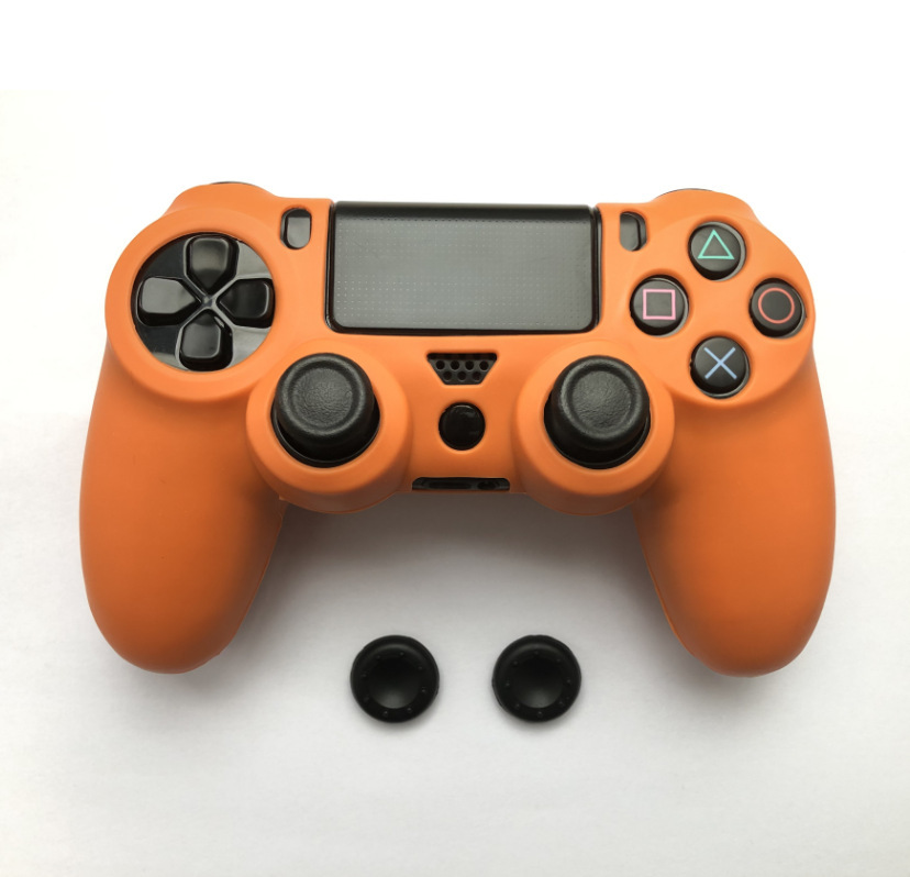 Funda protectora para gamepad PS4 SLIM/PRO para enviar dos teclas de 8 puntos Funda de silicona para gamepad ps4