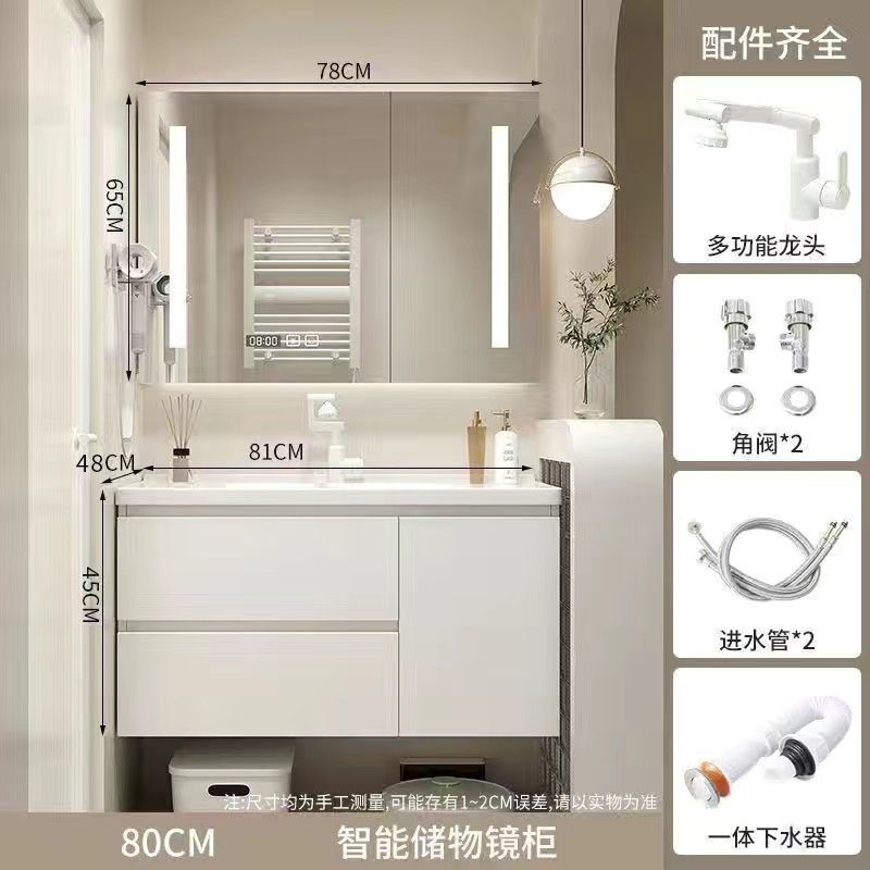 Baños de cerámica personalizados modernos lavabo gabinete lavabo gabinete de baño combinación de nuevo tipo baño