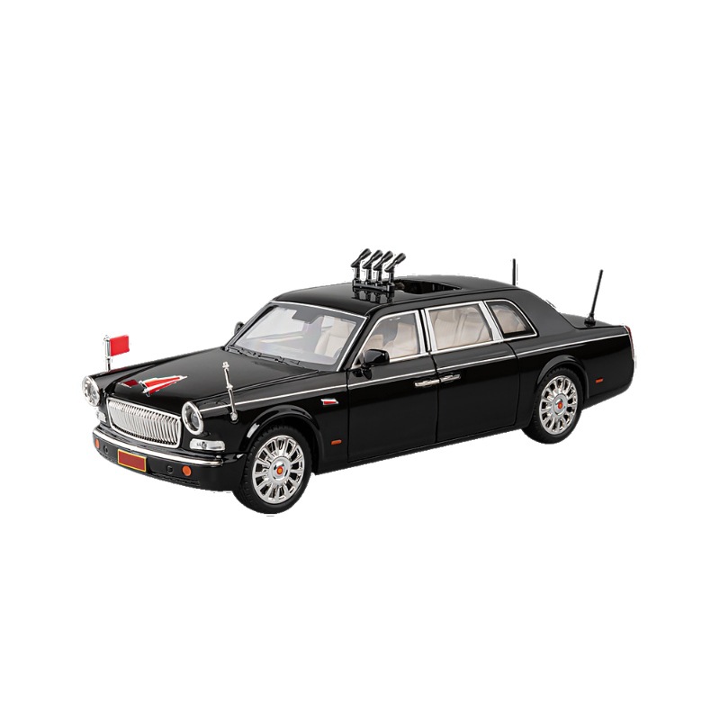1 / 24 modelo de automóvil de aleación de ajedrez rojo retorno de sonido y luz decoración de escritorio conmemorativa regalos comerciales regalos al por mayor