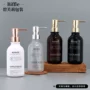磨砂500ml300ml透明洗发水瓶