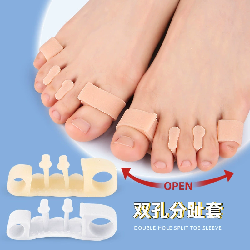 Улитка с двойным отверстием для штифта с вывернутым пальцем перекрывающие пальцы и ступни сепараторы для мужчин и женщин