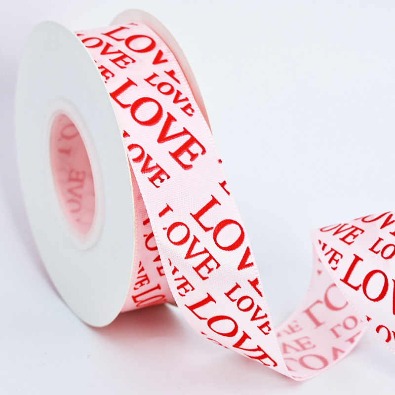 Qixi día de San Valentín amor cinta regalos adornos pastel decoración embalaje cinta de seda flores confesión fuente directa