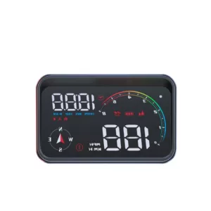 Car voice broadcast head-up display OBD+GPS multifunctional vehicle HUD universal voice speed detection electronic dog