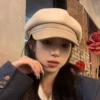 Woolen beige hat