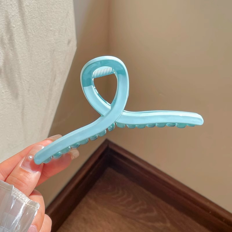 La parte posterior de la cabeza horquilla de perlas grande al por mayor pinza de metal ins pinza de tiburón sensación de alto nivel, simple, horquilla femenina