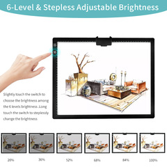 LED magnetic copy board student painting sketch board cross-border blue ocean product A3 battery charging copy table