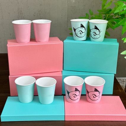 T家骨瓷马克杯二件套情侣对杯办公家用送礼礼盒