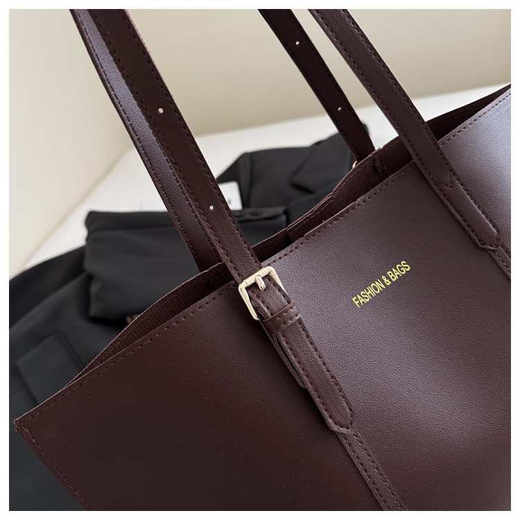 Wholesale of retro, simple and elegant tote bags from the manufacturer. New stylish, large-capacity single-shoulder bags for commuting and casual use undefined
