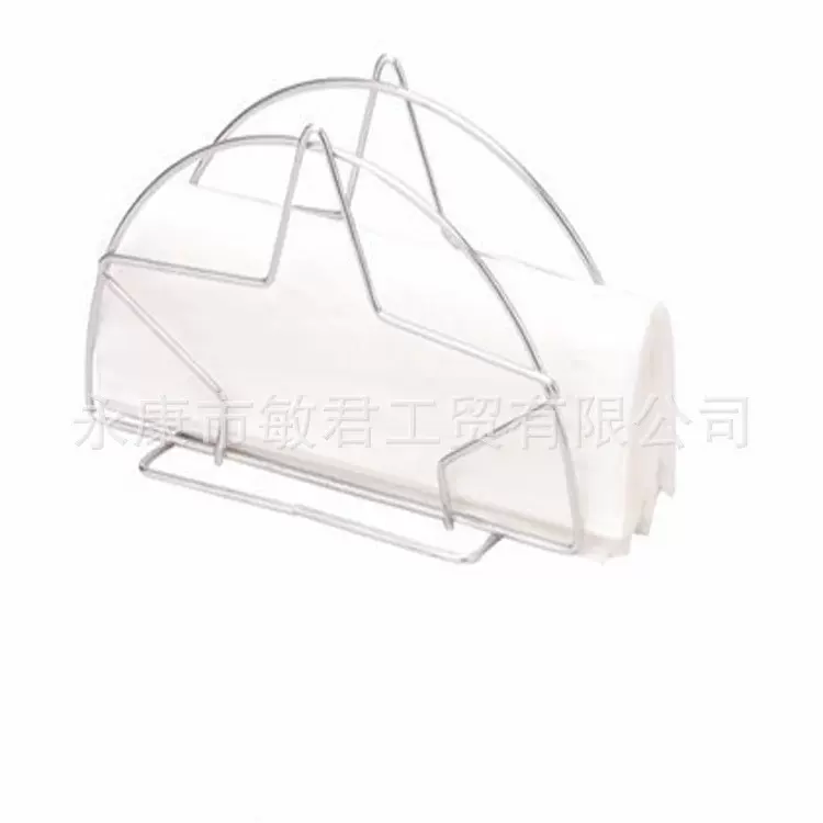 厨房客厅扇形卷纸架U型金属铁艺卫生纸餐巾纸架创意纸巾架