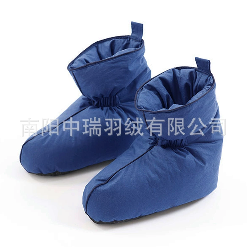 Зимние теплые пуховые туфли и сапоги Носимый чехол для ног с мягкой подошвой Портативный теплый легкий пуховик для дома и улицы