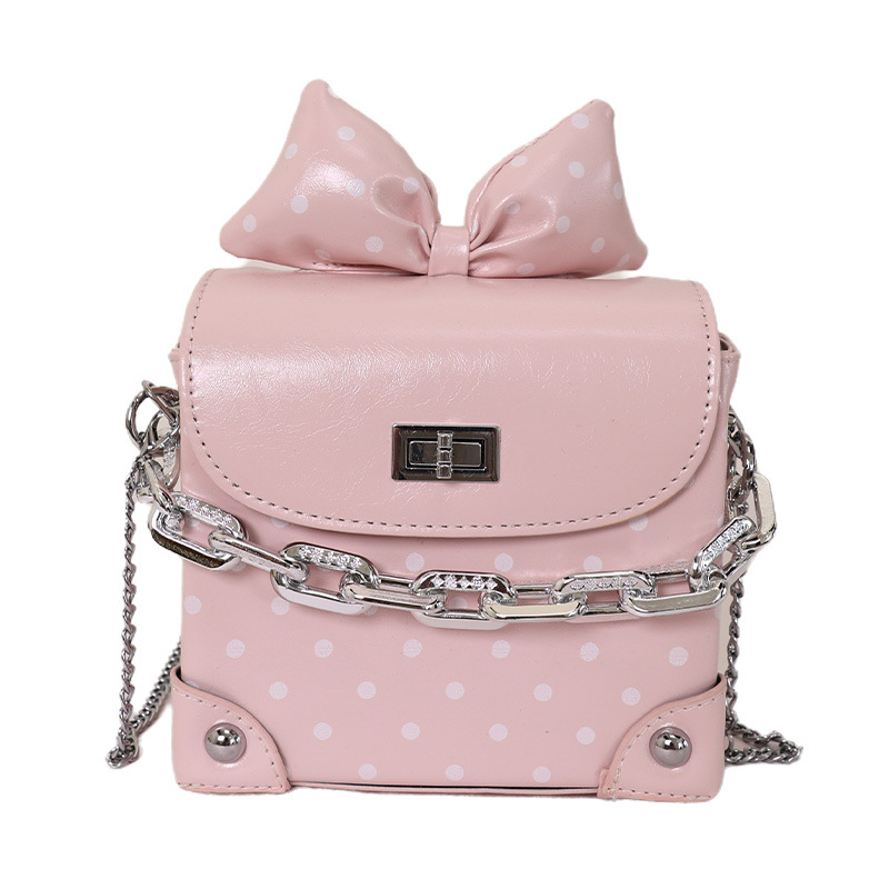 Nueva bolsa de cadena para mujeres 2026 nicho de diseño de moda mochila de hombro diaria popular onda punto bolso de caja cuadrada