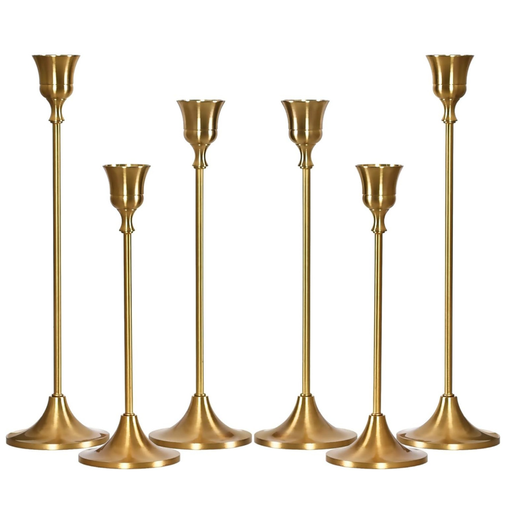 Candelaria transfronteriza metal aluminio hierro forjado decoración de bronce decoración navideña decoración de bodas artesanía regalos para el hogar