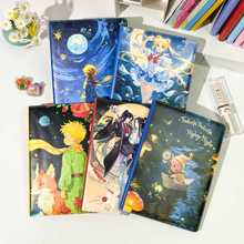 高颜值小王子b5软皮彩页手帐本学生可爱少女心星星人记事本批发