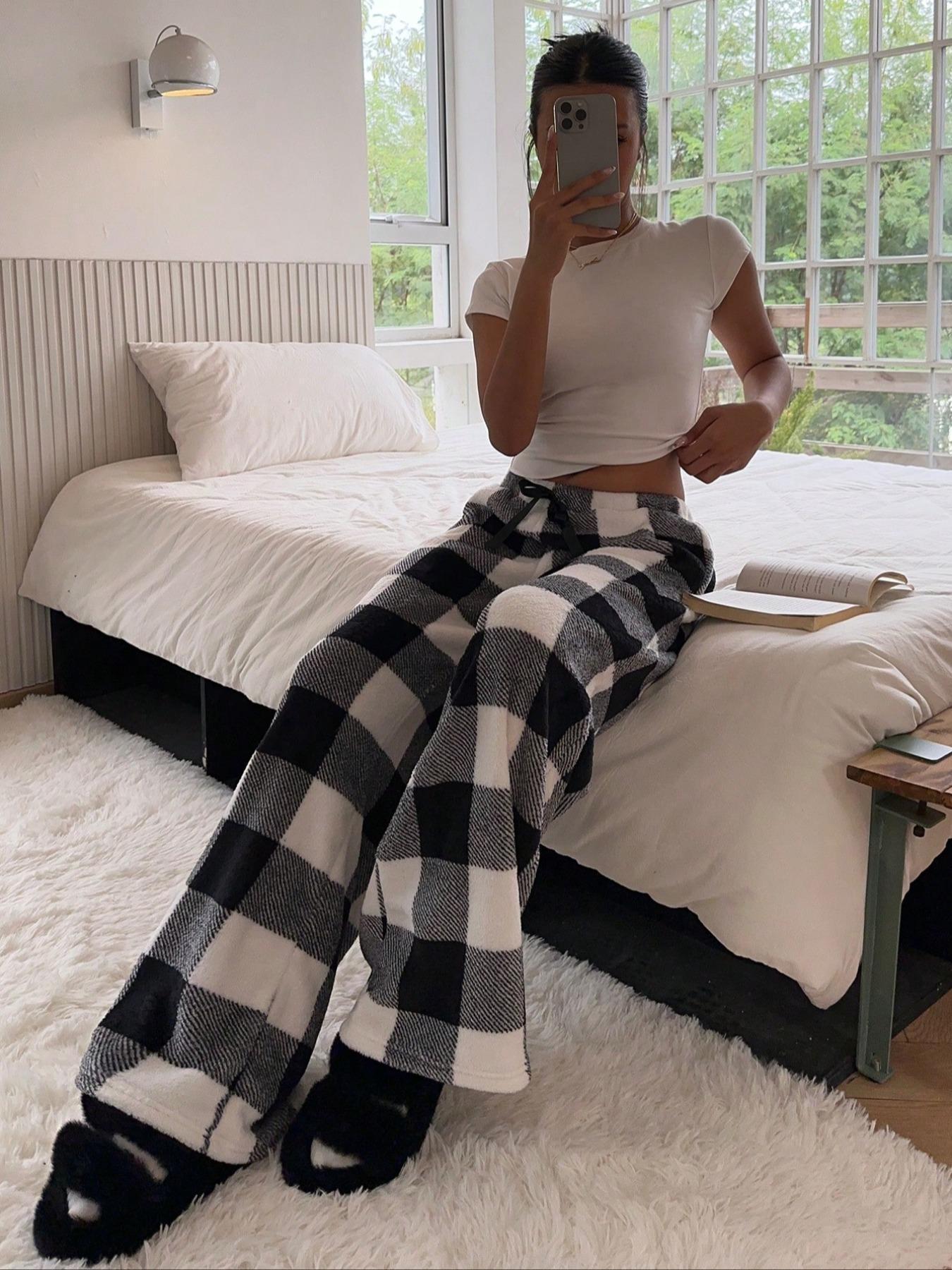 Women's Printed Wide Leg Pants - High Waisted Elastic Waist Palazzo Trousers Casual Pants Leopard Print Trousers Wide Leg Pants_voghion.com