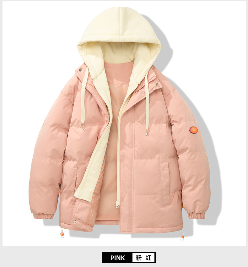 Men's Down Cotton Jacket Plus Size Winter Fashion Parka Coat_voghion.com