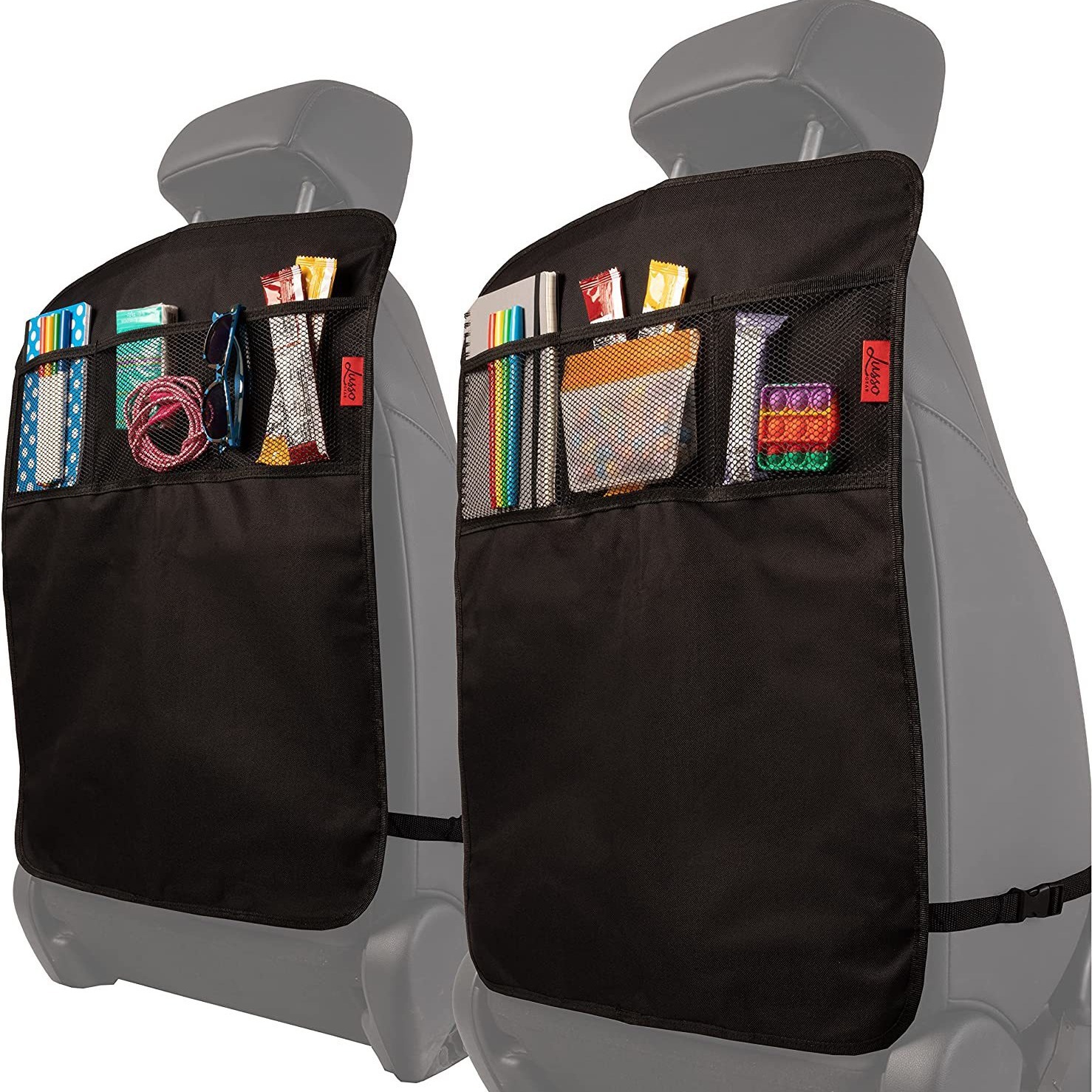 Car seat storage bag, anti-kick bag, tool organizer bag, seat back storage bag, storage pouch, Oxford cloth crossbody bag