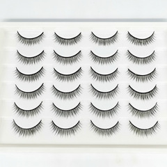3D False Eyelashes with Cross-Border Supply - Natural Wavy Soft Multi-Layer Volume Eyelashes