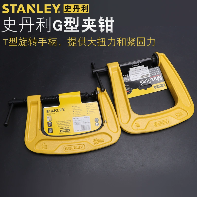 Stanley G-образный зажим C-образный деревообрабатывающий зажим Прочный фиксирующий Зажим Деревообрабатывающая форма Металлический G-образный зажим