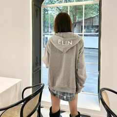 正しいバージョン「高品質」CL家の古典的なジッパーと帽子のフードファッション