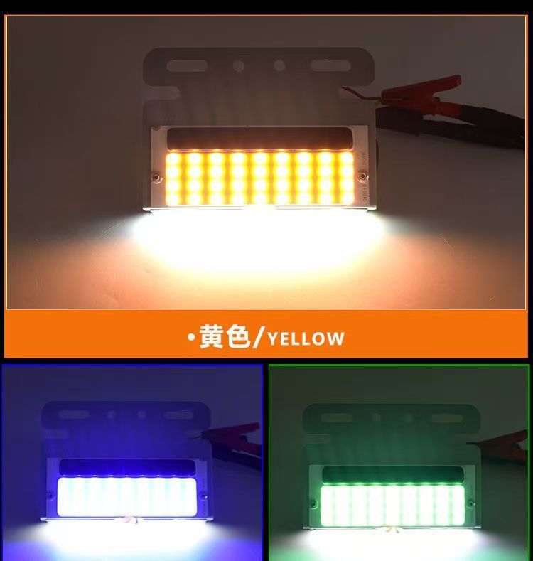 Ultra-thin 24V Truck Side Light High Brightness COB Ground Light