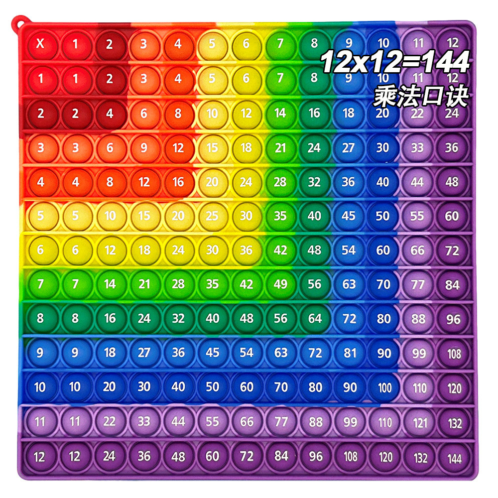 12x12 곱셈(빨간색 점 20cm)