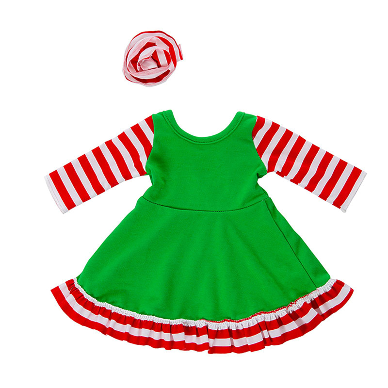 Ropa de muñeca de Navidad, muñeca americana de 45cm, muñeca vestida, venta al por mayor