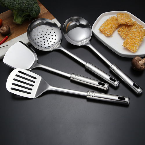 Kitchenware set gift box stainless steel spatula kitchen supplies gift cooking spatula spoon large colander spatula complete set