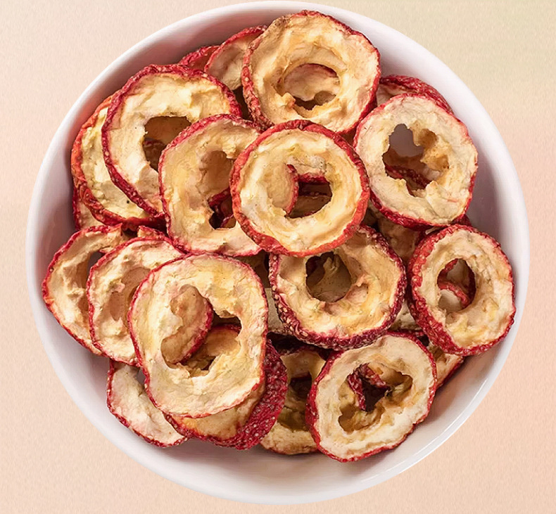 Dried Hawthorn Slices Shan Zha 山楂 Seedless Center Rings Herbal Tea Ingredient 100g quality and texture