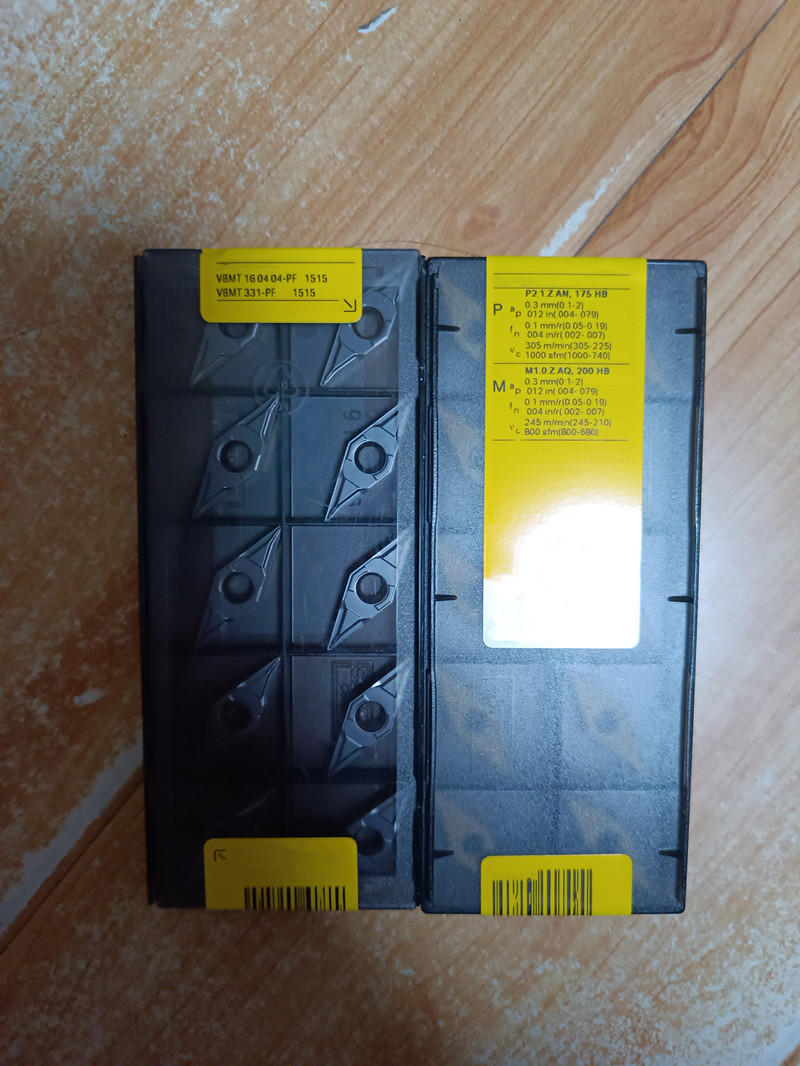数控刀片 车刀粒VBMT 16 04 04-PF 1515加工钢件