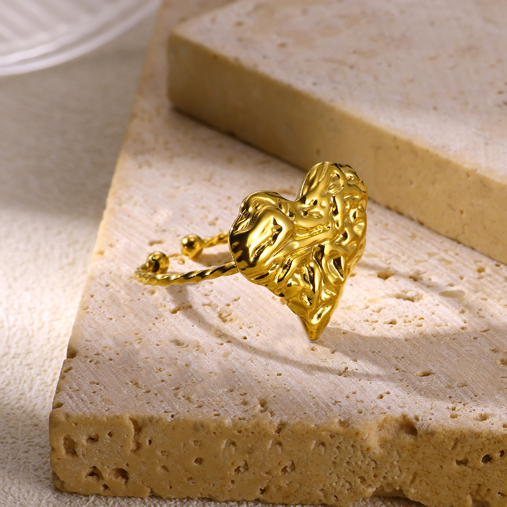 3g Weight 0.03µm-0.05µm Gold Plating Thickness PVD Coated Gold Plating Process Real Gold Plated Plating Material Open Rings Classification 1 Piece Quantity Holiday, Daily Occasion 304 Stainless Steel Material Flower Pattern All Seasons Season Women's Gender Vacation, Simple Style Style Waterproof Non Tarnish, Plating Craft PVD Coated Real Gold Plated Flower 304 Stainless Steel Vacation Simple Style Waterproof Non Tarnish Open Rings 9