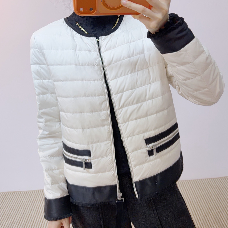2026 Spring New Collection Boutique Brand Fashionable and Elegant Round Neck Versatile Short Chanel-Style down Jacket 511