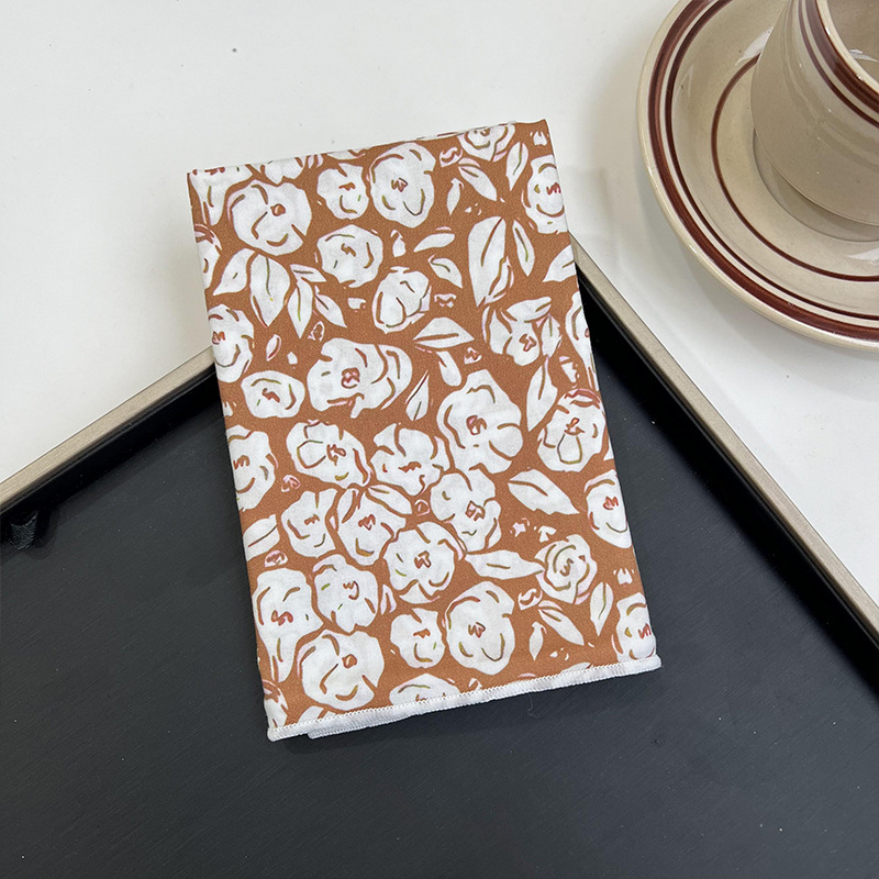 Verano y otoño japonés, flores de algodón, bufandas cuadradas, bufandas retrógradas para mujeres, bufandas de seda delgadas y frescas