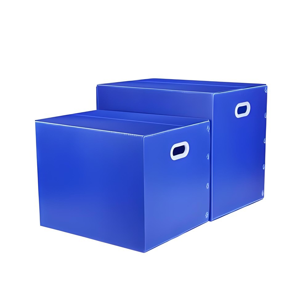 厂家供应中空板带把手周转箱 搬家收纳大容量防潮可折叠PP中空板