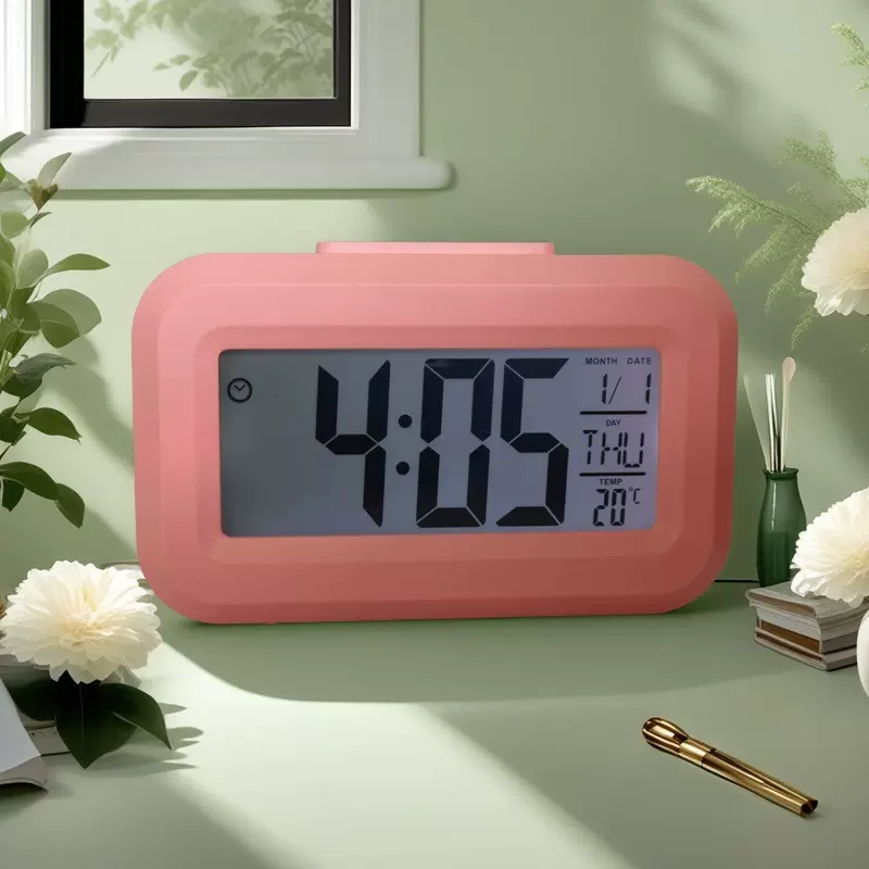 厂家批发ins迷你聪明小闹钟夜光可爱学生儿童跨境外贸多功能时钟