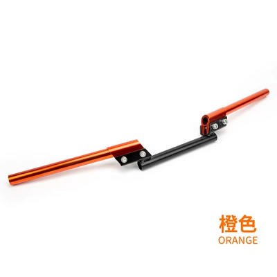 Motorcycle modification 22mm Universal handlebar moped separated hollow handlebar men's street sports car integrated faucet handle (Motorcycle Safety Supplies) - orange-motorcycle-hollow-split-handlebar