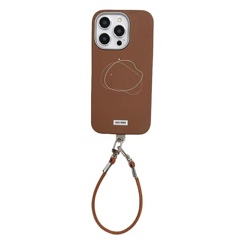 Maillard líneas simples para iPhone16promax funda para teléfono móvil 14 Apple 15PM portátil 13 otoño e invierno 16