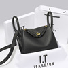 Universal leather one-shoulder bag, Hong Kong, 2022 collection, genuine leather