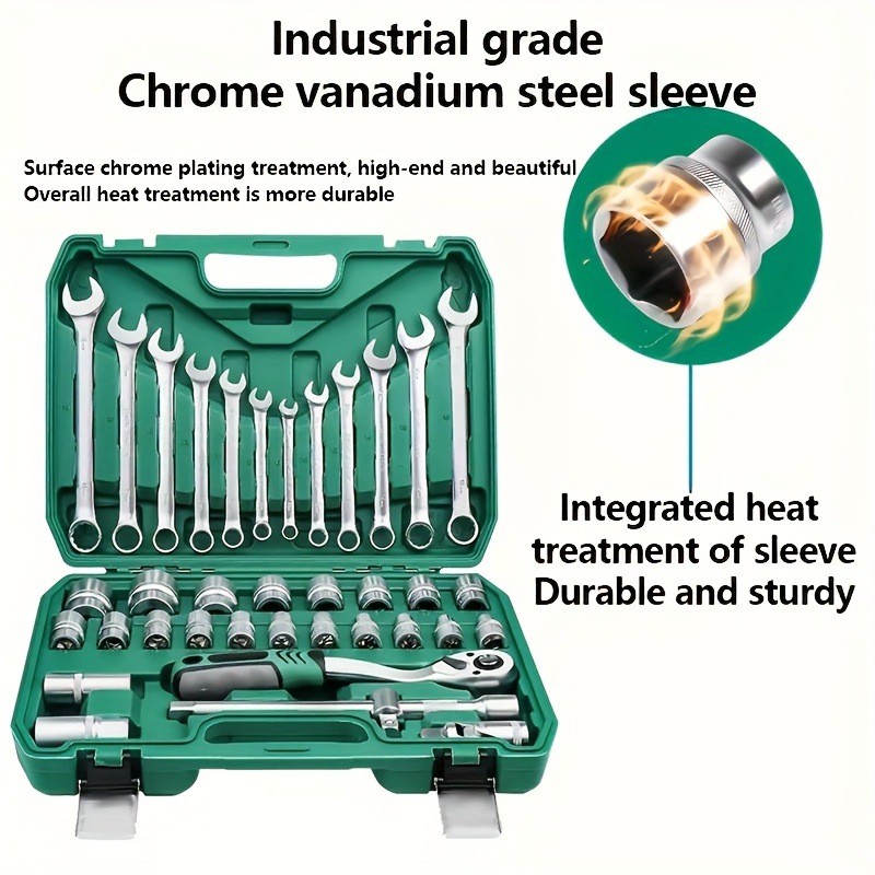 35/37/45/52/898 1 Tool Set 35pcs Professional 1/2in Herramientas de mantenimiento