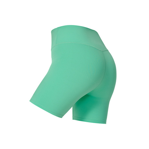 Aidida Summer Cool Feeling Sweat Absorption Sports Fitness Shorts High Waist Lift Ass Outwear Underwear Three Quarter Yoga Shorts 