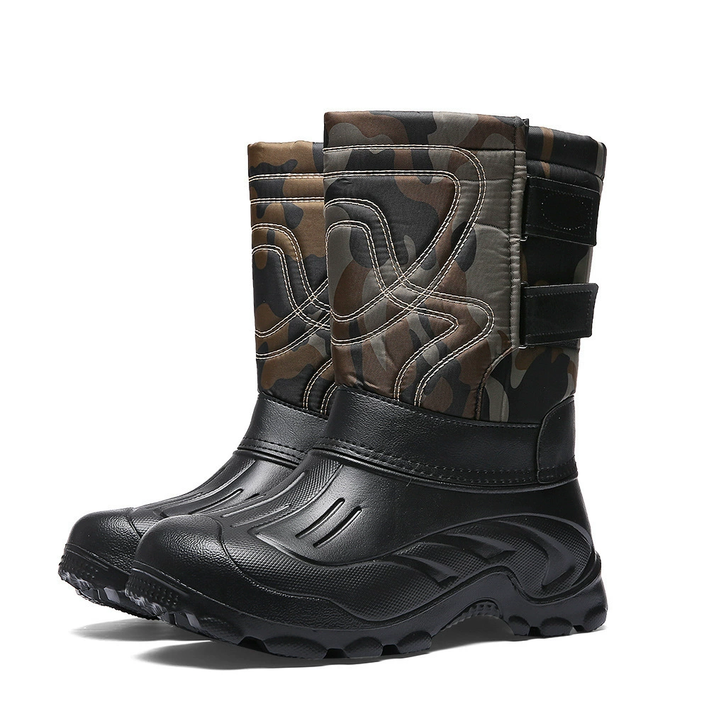 Men's Snow Boots, Insulated Waterproof Outdoor Boots, Lightweight 1.1 kg, Sizes 37–46