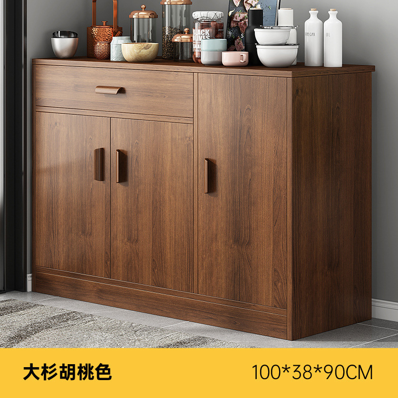 现代简约厨房餐桌餐边柜客厅靠墙酒柜储物柜家用厨房碗柜置物柜子|undefined