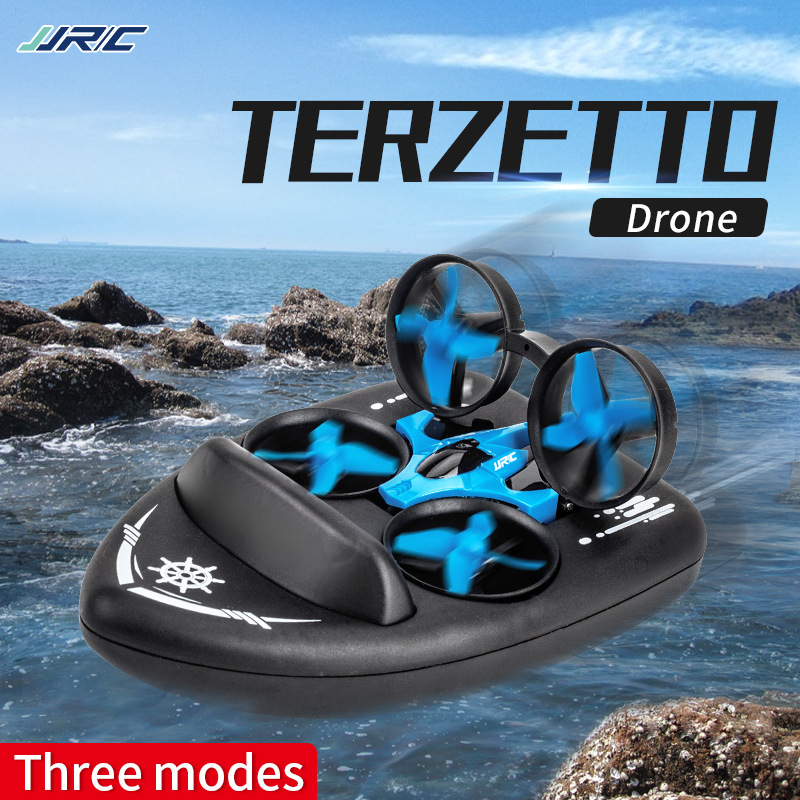 Jjrc Popular Mini Quadcopter Water, Land and Air Three-In-One Mini Drone Cross-Border Remote Control Aircraft Toy