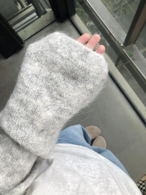 2025新款韩系穿搭灰色针织开衫女秋春宽松慵懒风毛衣外套百搭上衣|undefined
