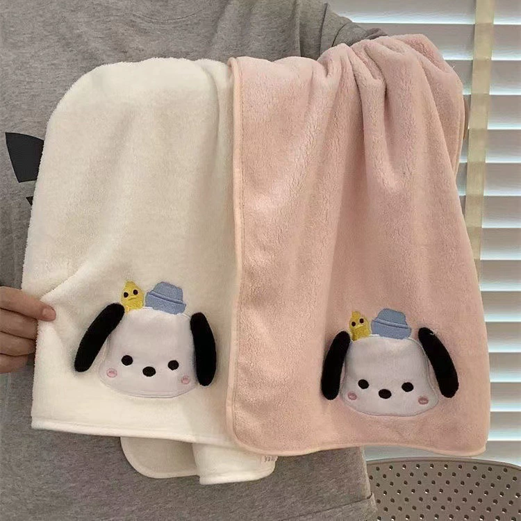 Коралловое флисовое полотенце для лица 35×75 см, быстрое высыхание, увеличенная плотность, высокая влагопоглощаемость