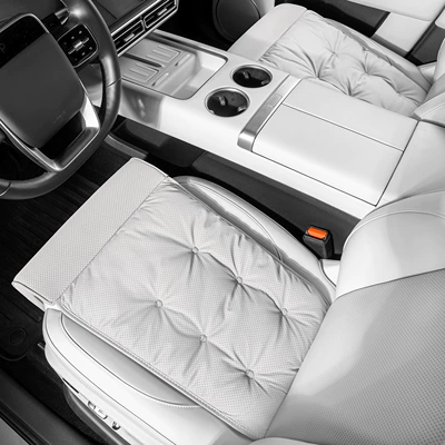 seat extension with memory foam, comfortable — Seat cushion, seat cover - off-white-front-row-double-seat-leg-rest